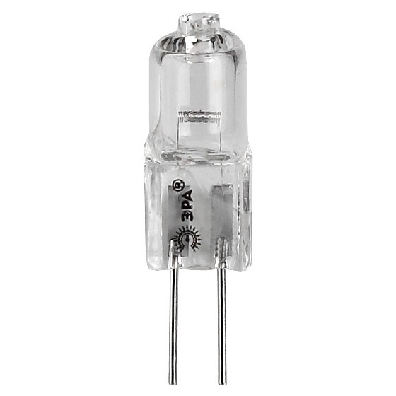 Лампочка ЭРА G4-JC-10W-12V (галоген, капсула, 10Вт, нейтр, G4) - фото 1 - id-p87228151