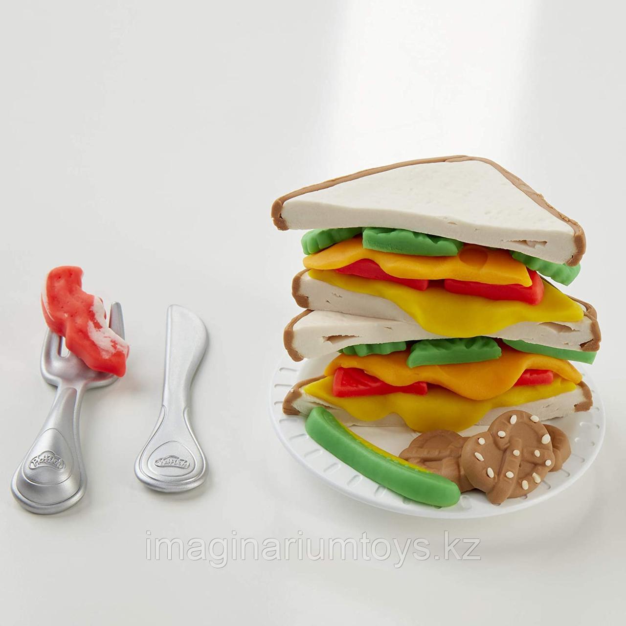 Play-Doh Плейдо игровой набор пластилина «Сендвич» - фото 4 - id-p87228247