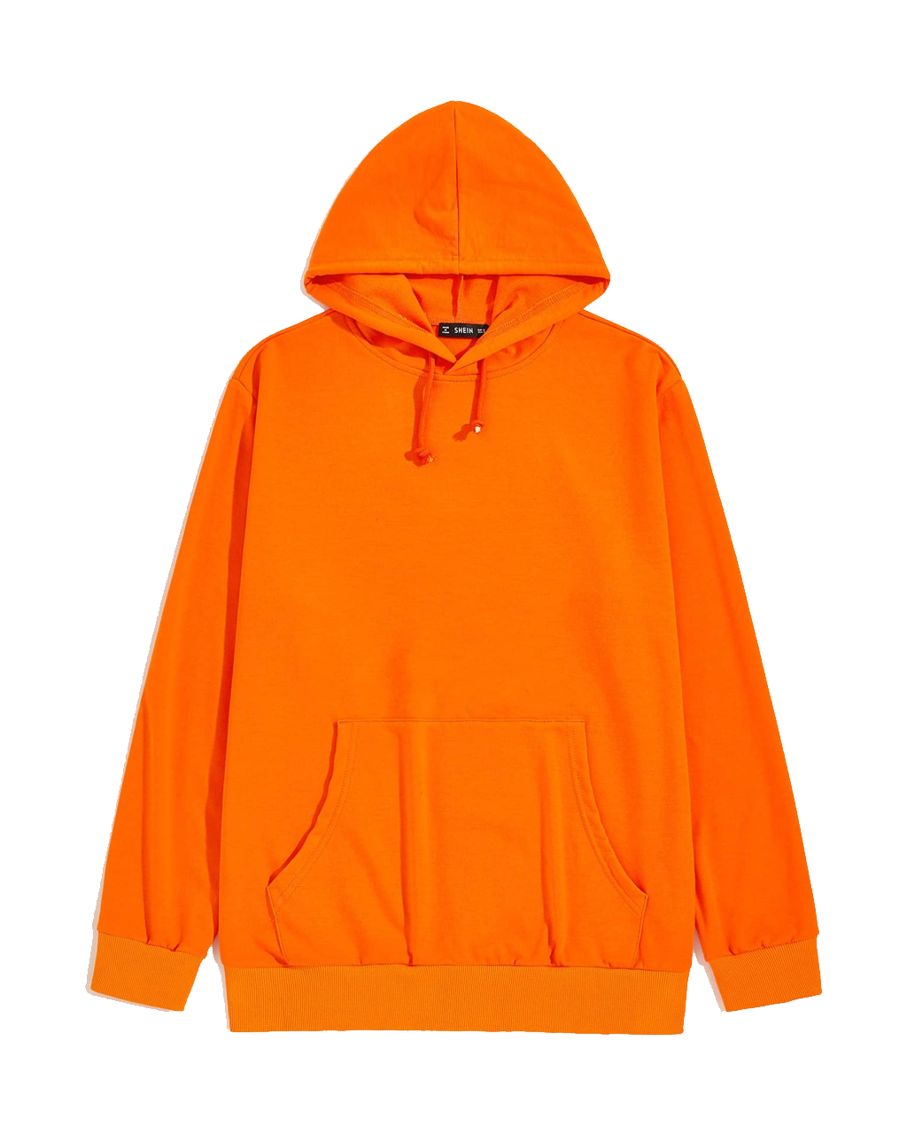 Худи Х/Б, 50 (L) "Unisex", Турция, двухнитка петля, цвет: оранжевый