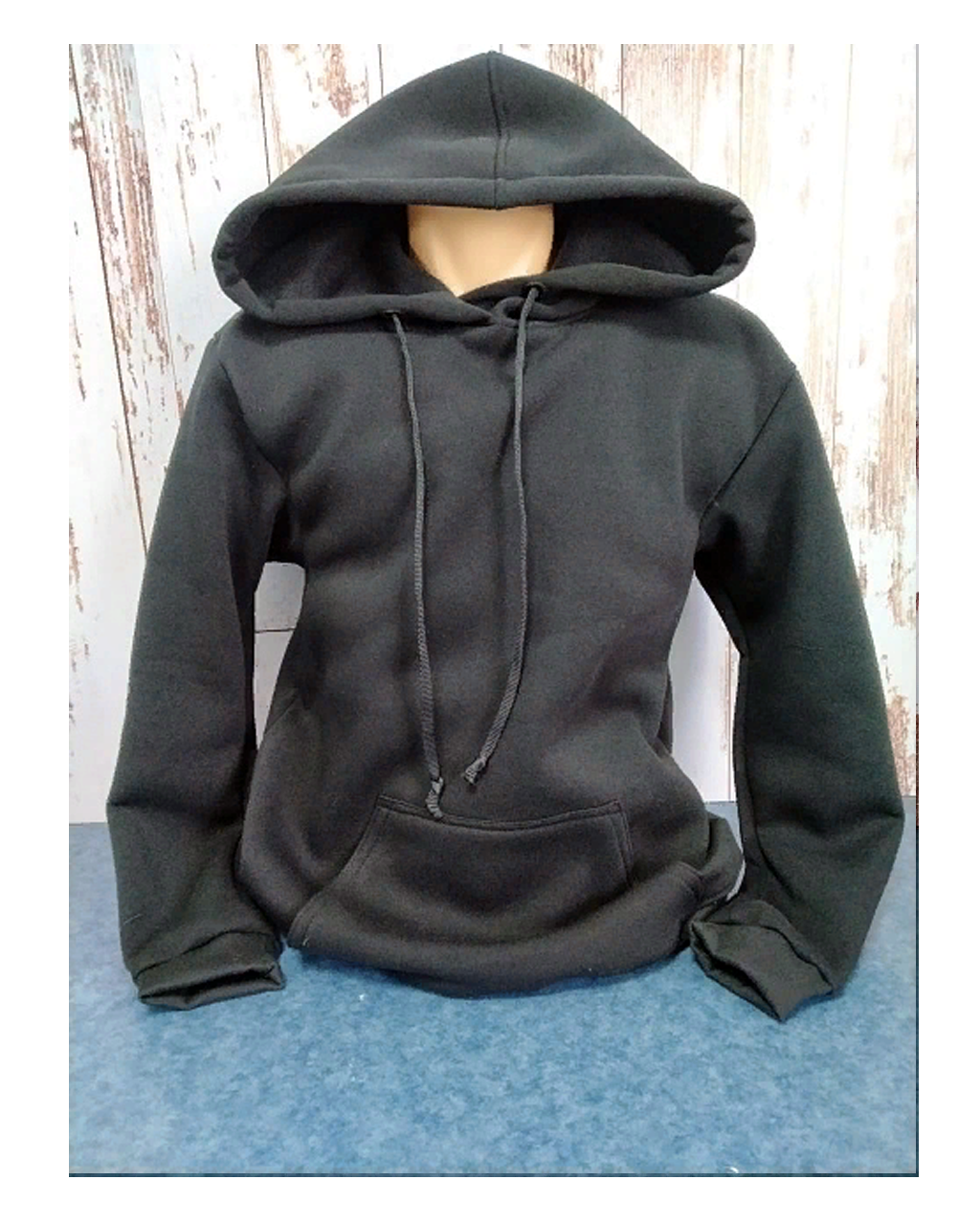 Худи Черный, 52(XL) "Unisex" 50% Х\Б-50% полиэстер