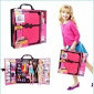Игровой набор Barbie Fashionistas Шкаф-чемодан для одежды