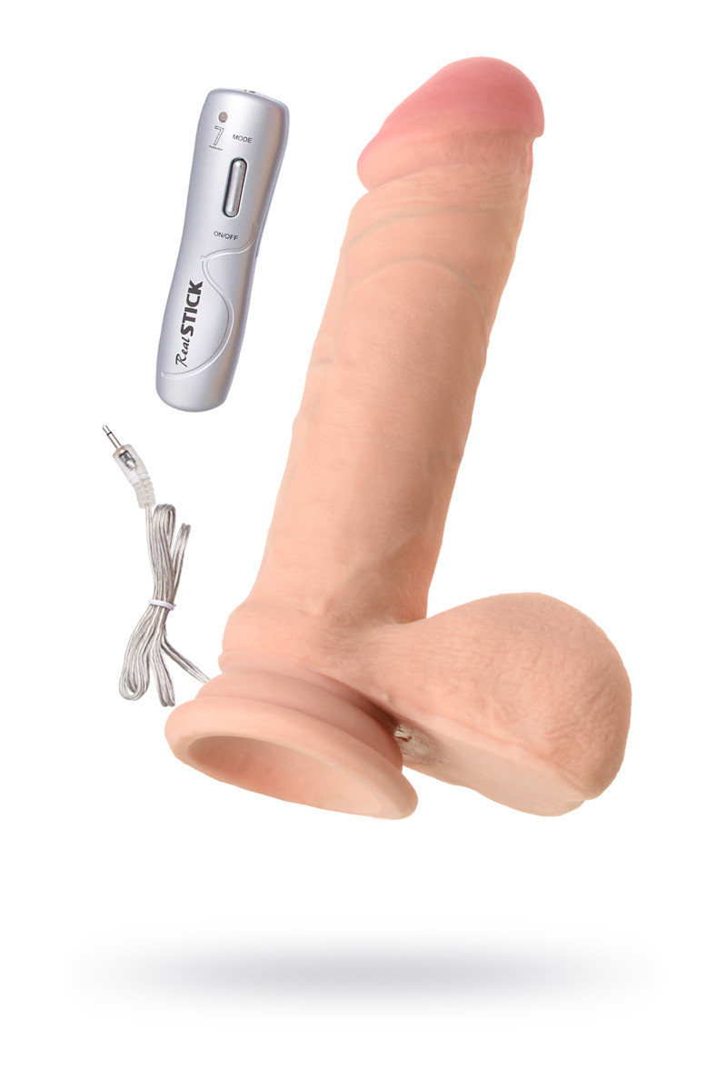 РОТАТОР TOYFA REALSTICK ELITE, РЕАЛИСТИЧНЫЙ, НА ПРИСОСКЕ,ТЕЛЕСНЫЙ, 7 РЕЖИМОВ РОТАЦИИ, 17