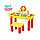 Конструктор со столом и стульчиком и комплектом мозаики с шуруповертом Creative Learning Table 263 деталей., фото 5