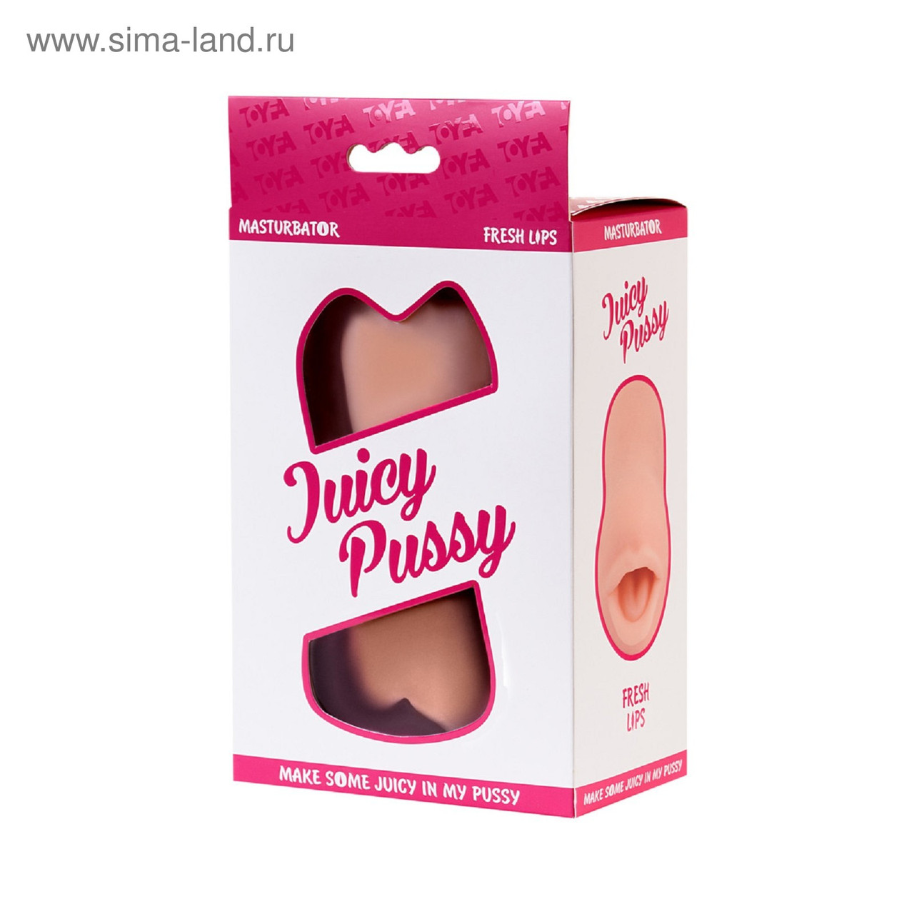 Мастурбатор реалистичный Toyfa Juicy Pussy Fresh Lips, рот, TPR, телесный, 14 см