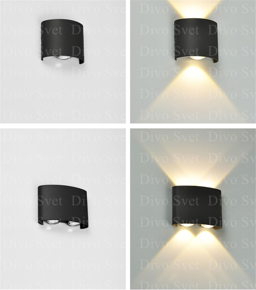 Led светильник "Линза 1*1" 2w, декоративный. Светодиодный архитектурный светильник 2w настенный, фасадный. - фото 8 - id-p66396919