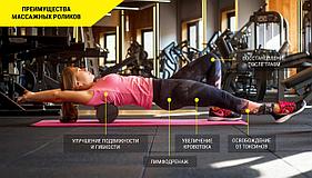 Роллер (валик) массажный для фитнеса 60 см
