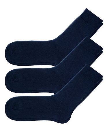 Носки мужские однотонные синего цвета LMAX размер 41-46, фото 2