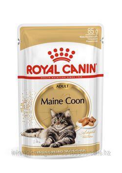 Royal Canin Maine Coon Adult паучи в соусе, влажный корм для кошек породы мейн-кун старше 15 месяцев