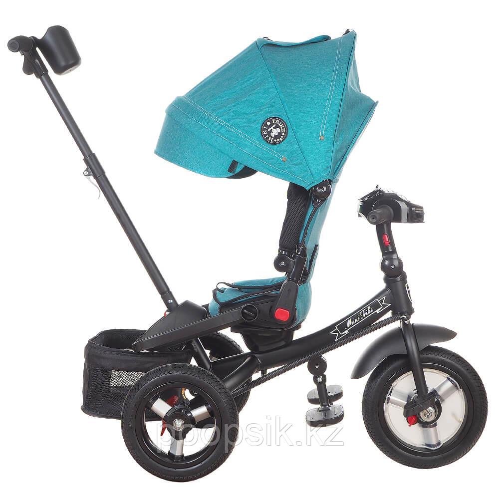 Трехколесный велосипед Mini Trike Transformer T400 Jeans Green зеленый - фото 2 - id-p87246008