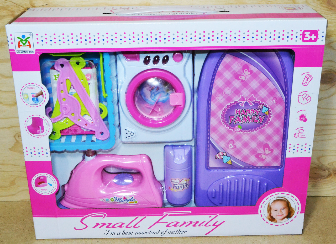 LS8204HS Бытовая техника Small Family 5 в 1 стиральная машина и утюг с аксессуарами 39*32