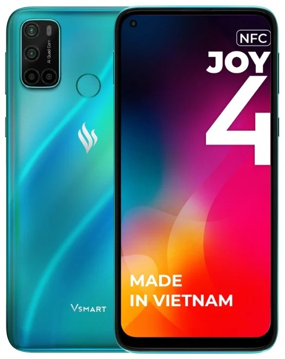 Смартфон Vsmart Joy 4 3/64GB бирюзовый, фото 1