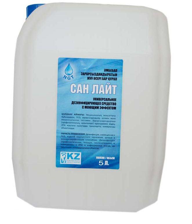 Nazar Лайт Универсальное дезинфицирующее средство с моющим эффектом на основе перекиси водорода 5л - фото 1 - id-p87246070