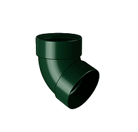 Отвод трубы Двухмуфтовый 67° Зеленый