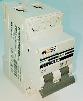 Автоматический выключатель WESA 2P-16А 230/400V