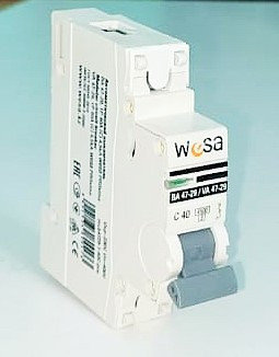 Автоматический выключатель WESA 1P-40А 230/400V