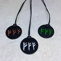 Амулет на деньги "3 феху" из агата