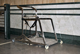 Устройство для перемещения с креслом – коляской по эскалатору Т10