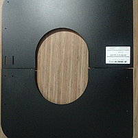 Фланец декоративный сборный  Чёрный Grill'D 480\480\200, фото 4