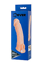 НАСАДКА TOYFA XLOVER, ДЛЯ УВЕЛИЧЕНИЯ РАЗМЕРОВ С ВИБРАЦИЕЙ, TPR, ТЕЛЕСНЫЙ, 18,5 СМ