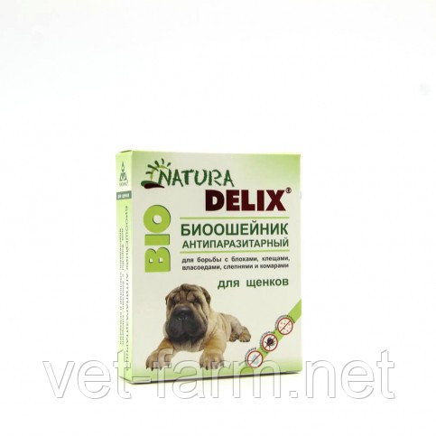 Natura Delix Bio Ошейник Антипаразитарный Для Щенков