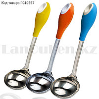 Половник с пластиковой ручкой Happy chef 31 см в ассортименте