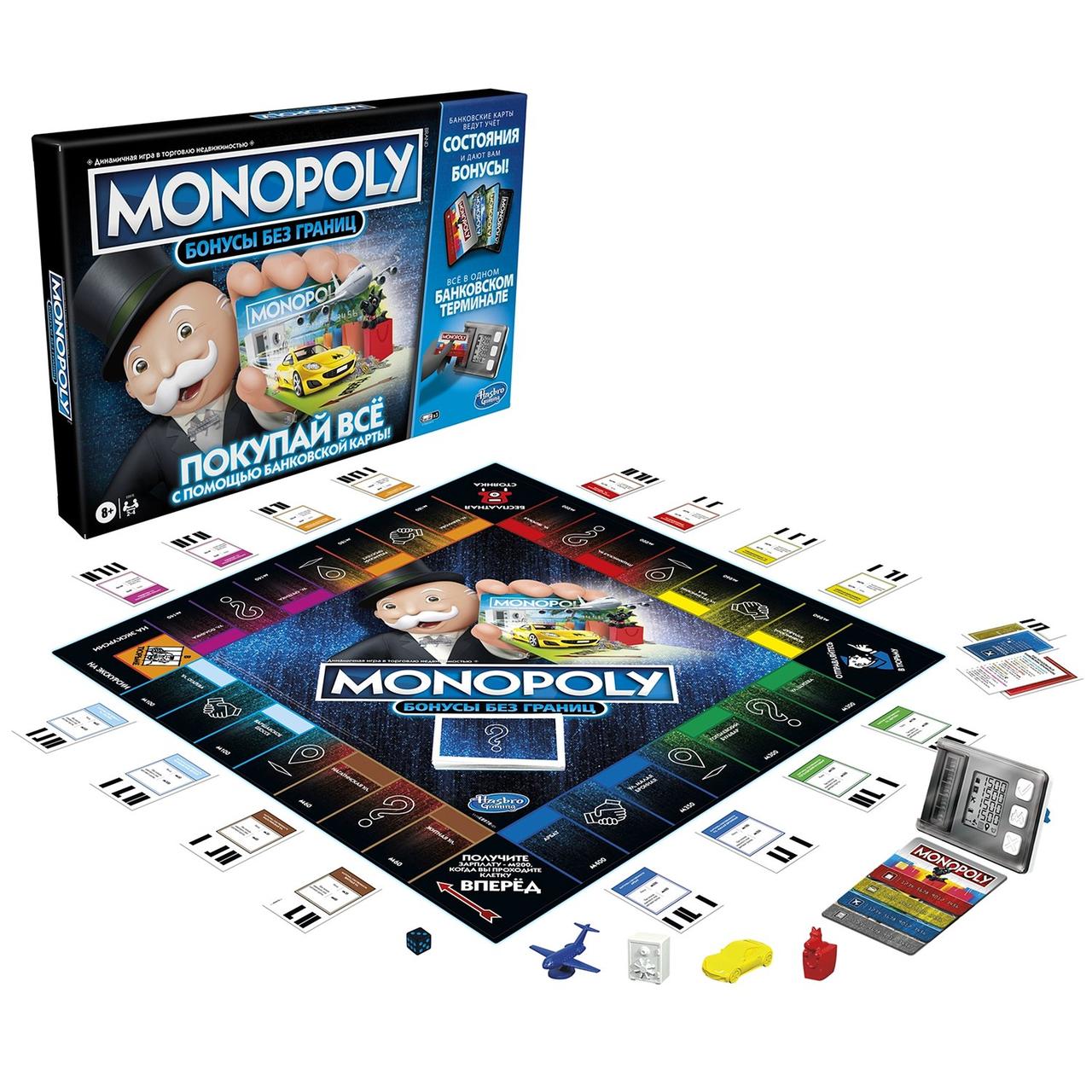 Игра настольная Monopoly Монополия Бонусы без границ