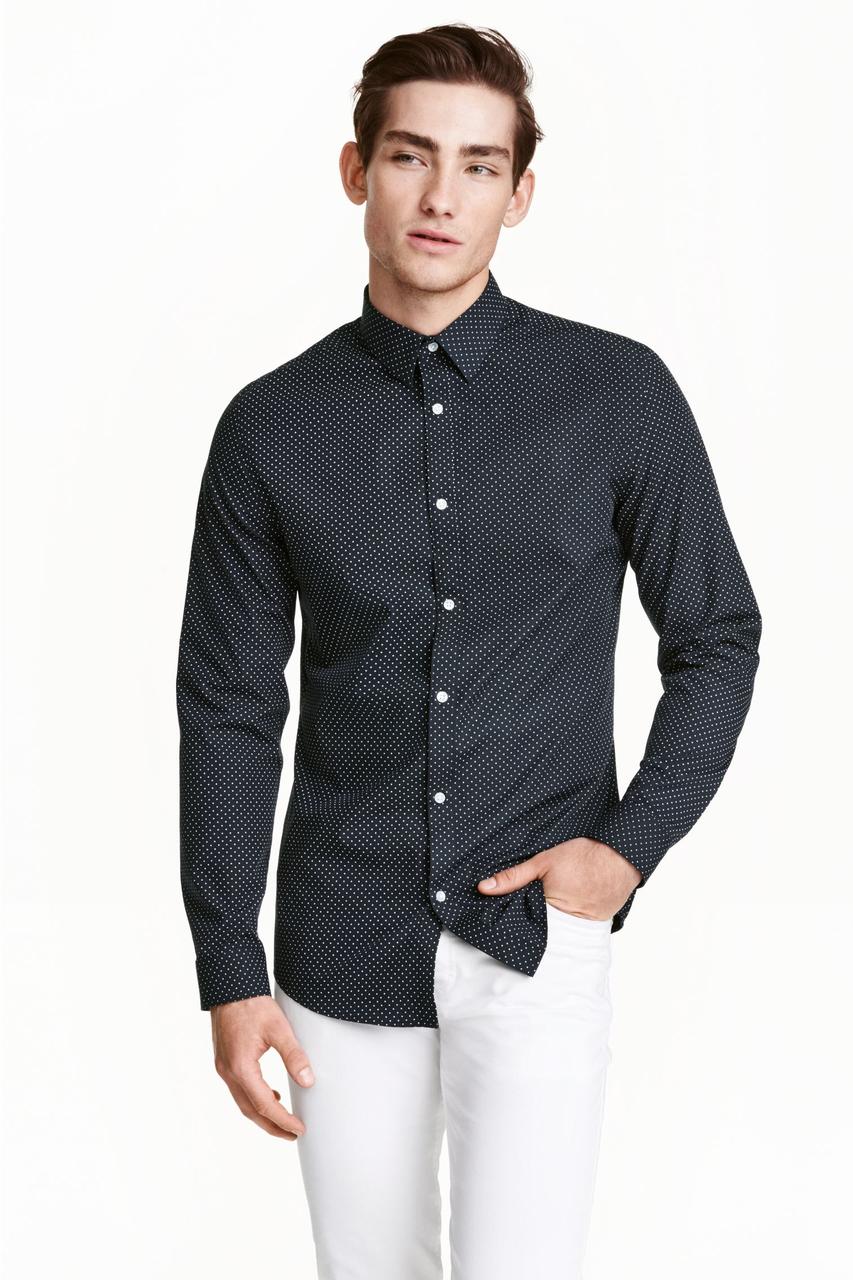 H&M Рубашка мужская - Е2