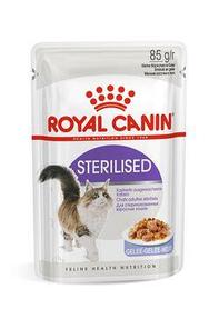 Royal Canin Sterilised в желе, влажный корм для здоровья мочевыделительной системы стерилизованных кошек