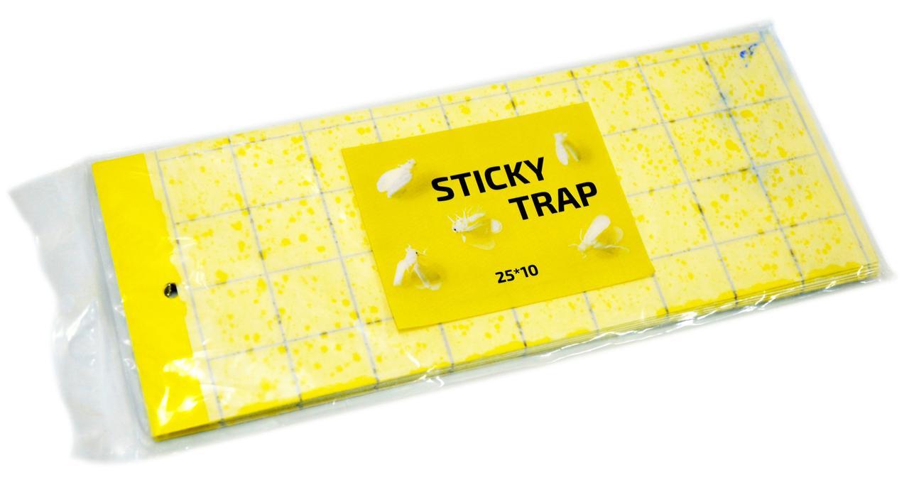 Мониторинговая ловушка Sticky Trap, производитель BKS, Желтая 10х25 см
