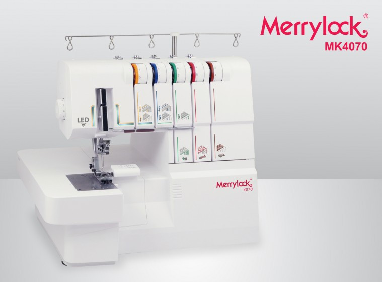 Оверлок 5 нит и Распош, Каверлок Merrylock 4070 (24опер-съемный рукав)