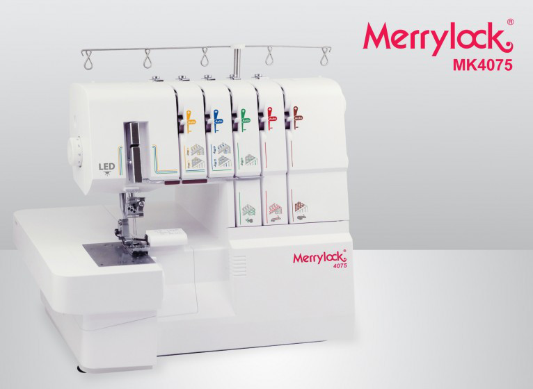 Оверлок 5 нит и Распош, Коверлок Merrylock 4075 (24опер-съемный рукав)