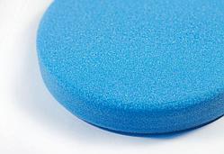 Полировальный поролоновый гладкий круг 85мм x 30 мм голубой средней жесткости