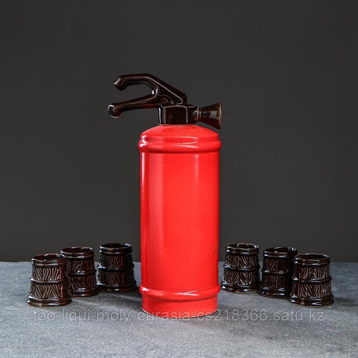 Набор для алкоголя "Огнетушитель", красный, 1.5 л - фото 1 - id-p87267320