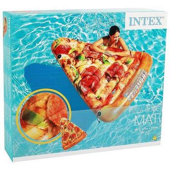 Плот-матрас надувной INTEX Sand & Summer для плавания (Пицца)