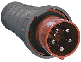 Вилка переносная ССИ-045 3Р+РЕ+N 125А 380-415В IP54 IEK