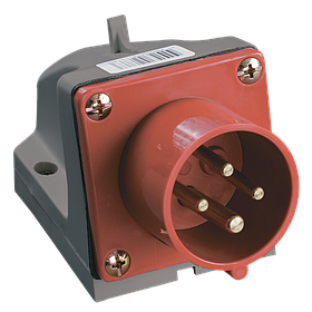 Вилка стационарная ССИ-514 3Р+РЕ 16А 380-415В IP44 IEK