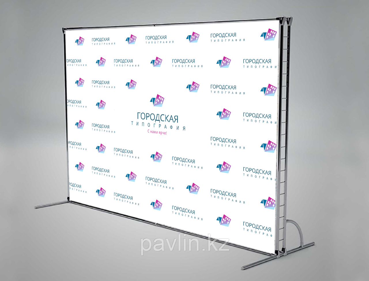 Как прикрепить баннер к стене - 88 фото