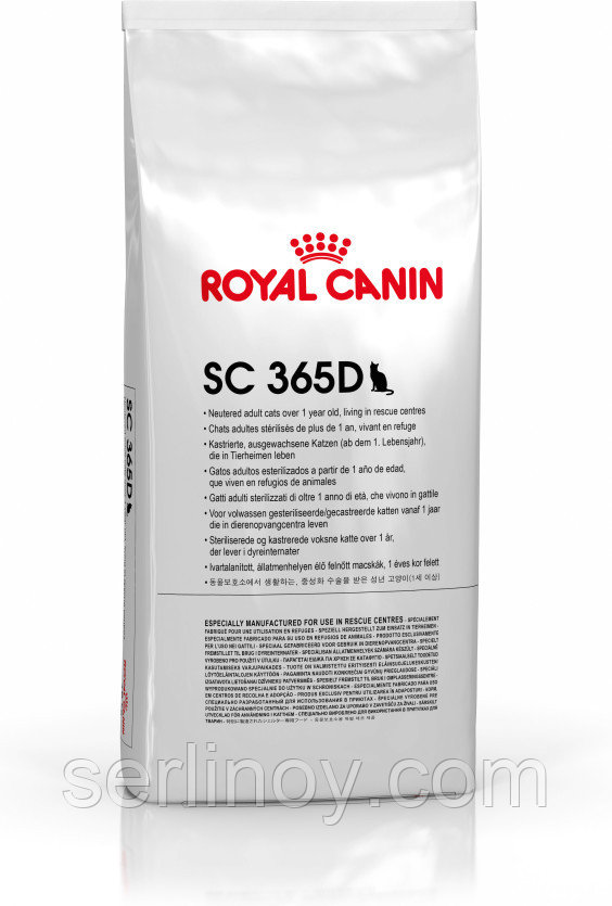 Royal Canin SC 365D сухой корм для стерилизованных кошек старше 1 года из приютов и центров спасения