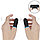 Игровые перчатки для пальцев для игр на телефоне сенсорные ультратонкие многоразовые черные, фото 5