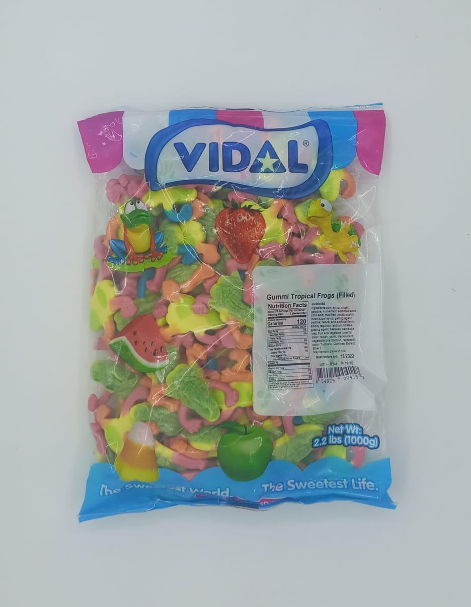 Vidal жевательный мармелад "Тропические лягушки"  Испания 1 кг