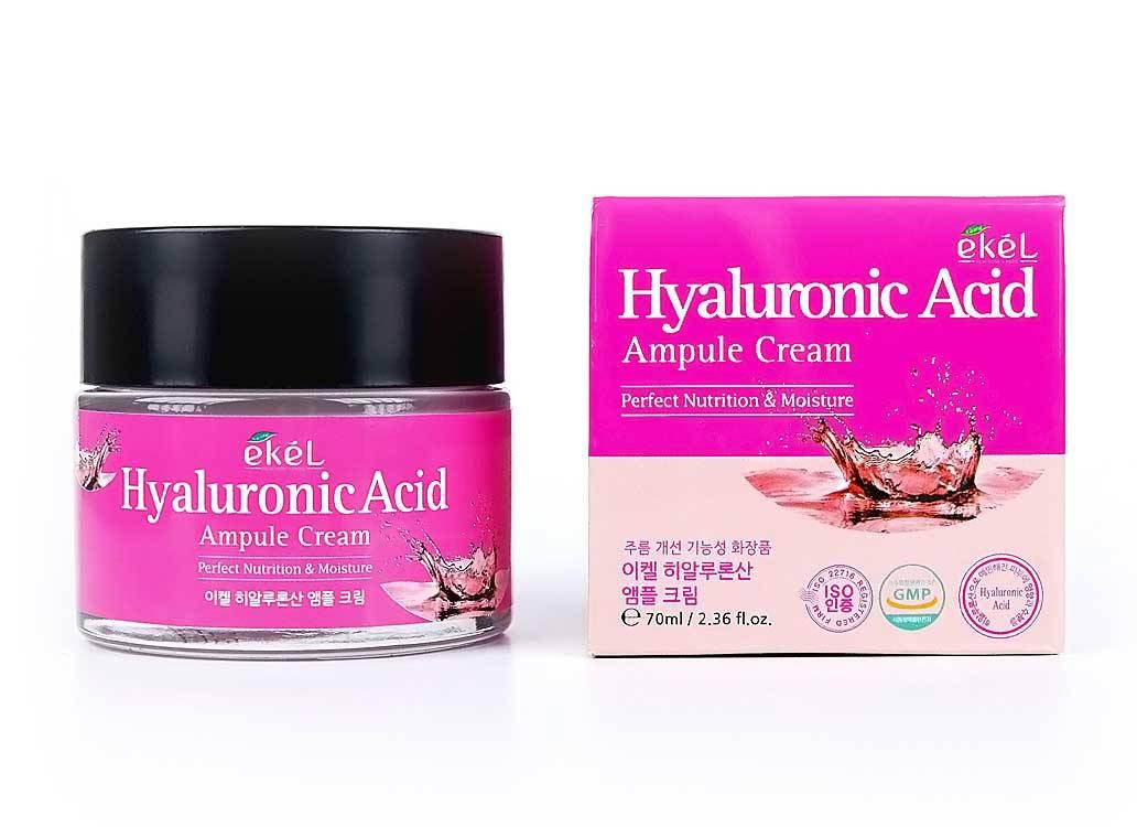 Ампульный крем с гиалуроновой кислотой Ekel Hyaluronic Acid Ampule Cream