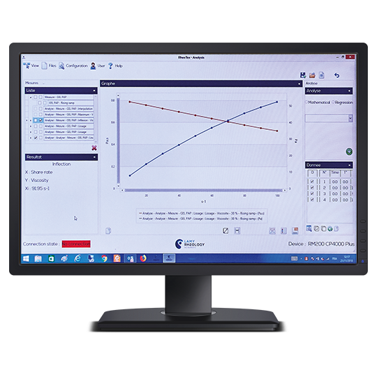 ПРОГРАММНОЕ ОБЕСПЕЧЕНИЕ RHEOTEX (вискозиметры)