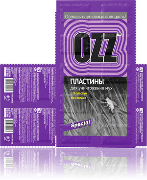 Пластины Ozz special к электрофумигатору, для уничтожения мух. - фото 1 - id-p87286630