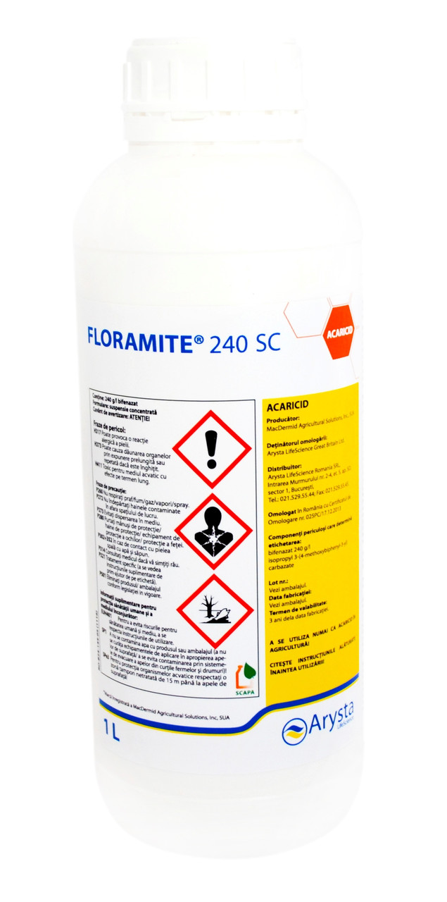Флорамайт RO (bifenazate 240 g/l) , производитель Arysta ,1л