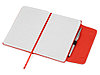 Блокнот A5 Horsens с шариковой ручкой-стилусом, красный, фото 3