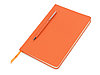 Блокнот А5 Magnet 14,3*21 с магнитным держателем для ручки, оранжевый, фото 2