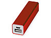 Подарочный набор To go с блокнотом и зарядным устройством, красный, фото 3
