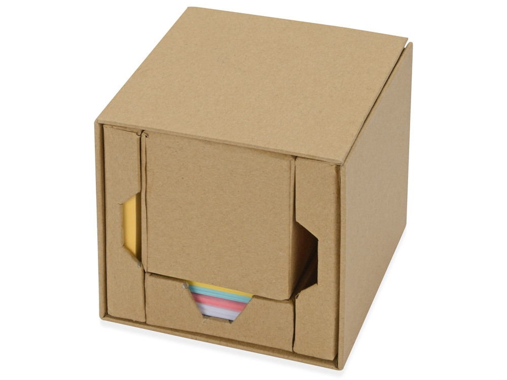 Куб настольный для записей Брик, крафт - фото 3 - id-p87291990