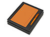 Подарочный набор Vision Pro soft-touch с ручкой и блокнотом А5, оранжевый, фото 2