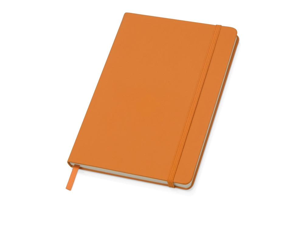 Подарочный набор Vision Pro soft-touch с ручкой и блокнотом А5, оранжевый - фото 3 - id-p87293807